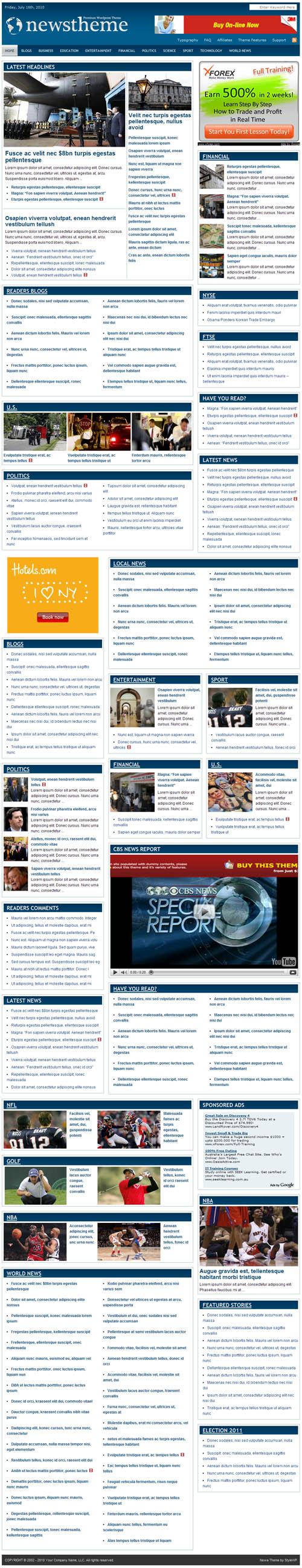 news-theme-stylewp stylewp news wordpress theme