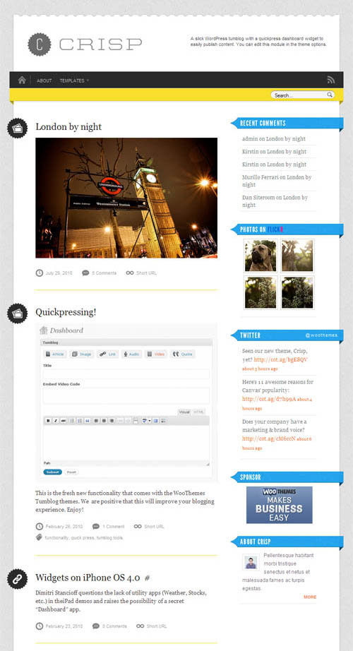 crisp-wordpress-theme Crisp Micro-Blog WordPress Theme