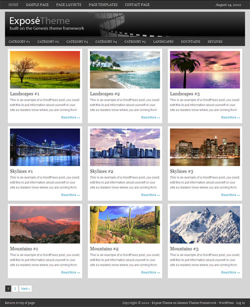 Expose 1.0 Premium WordPress Theme