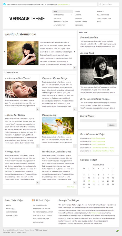 verbage wordpress theme