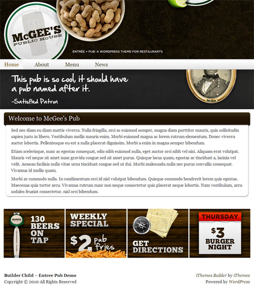 entree-pub-wordpress-theme Pub WordPress Theme