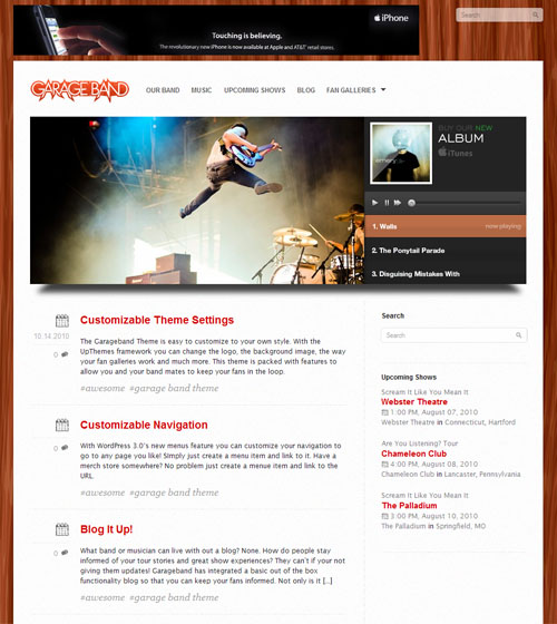 garage-band-wordpress-theme Garage Band Premium WordPress Theme