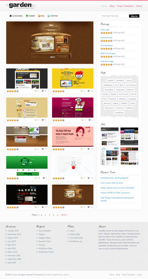 Garden Gallery Premium WordPress Theme