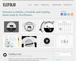 Elefolio Micro-blogging WordPress Theme