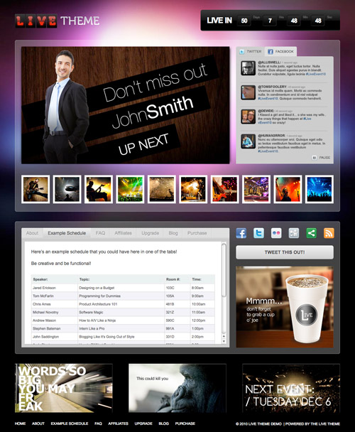 live-wordpress-theme Live Video Streaming WordPress Theme