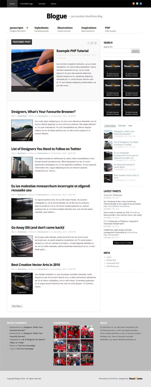 blogue-wordpress-theme Blouge Premium WordPress Theme