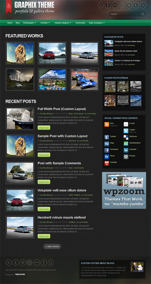 Graphix WordPress Theme