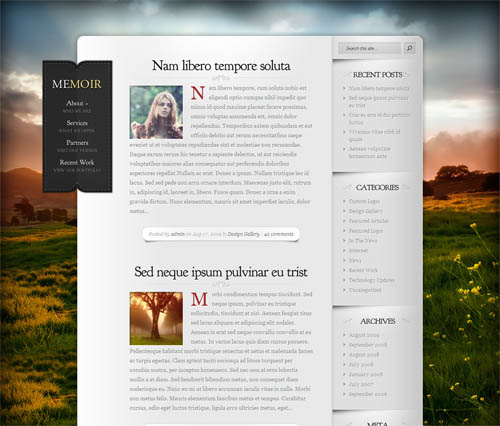 memoir-wordpress-theme Memoir Premium WordPress Theme
