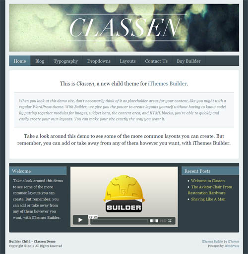 classen-theme-1 classen wordpress theme