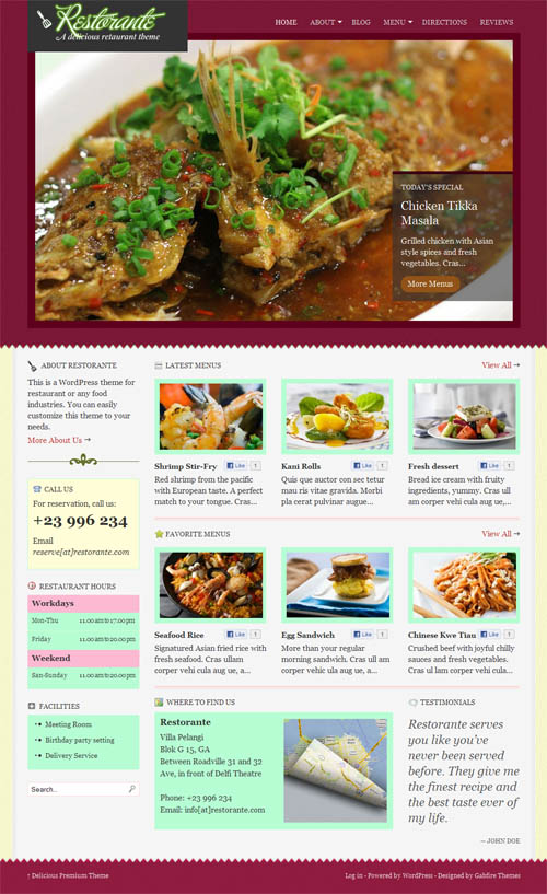 restorante-wordpress-theme Restorante WordPress Premium Theme