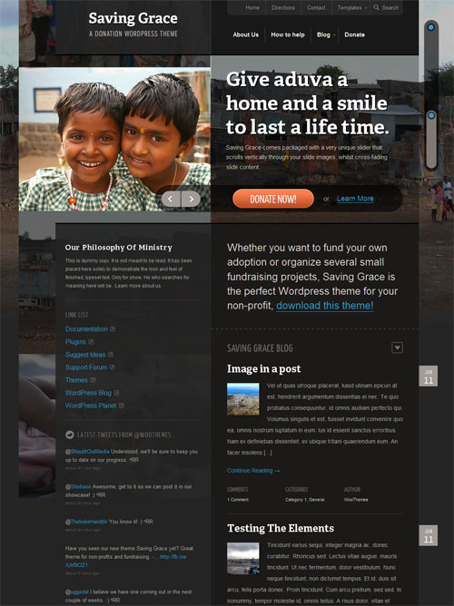 Charity Non Profit Organization WordPress Theme