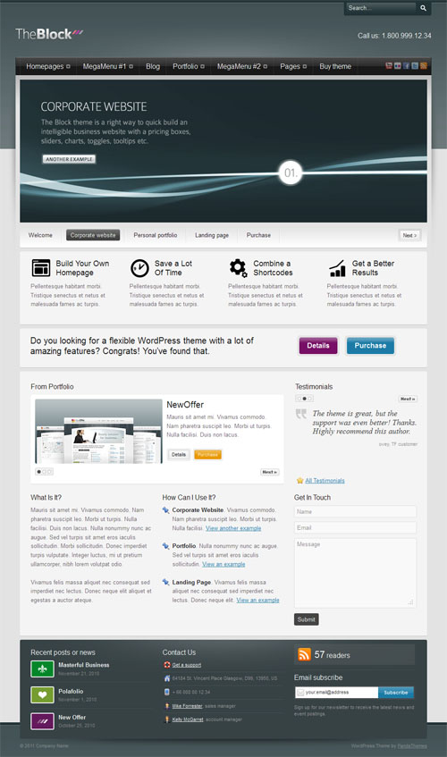 the-block-wordpress-theme The Block Premium WordPress Theme