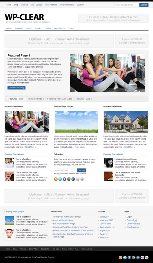 wp-clear-2-theme wp clear 2.0