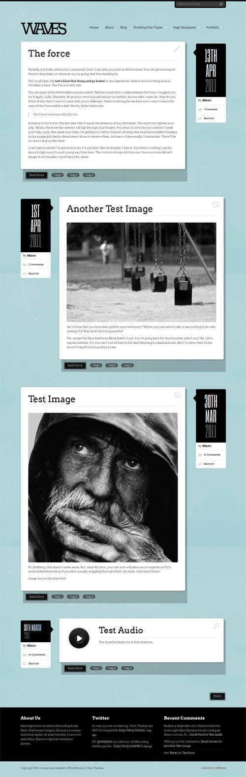 waves-wordpress-theme Waves Tumblog Premium WordPress Theme