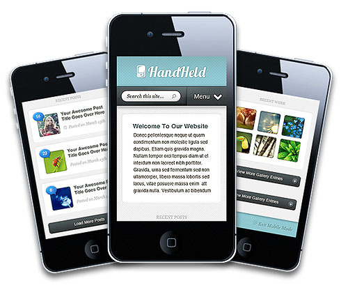 handheld-theme Hand Held Premium WordPress Mobile Theme