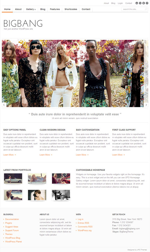 Big Bang WordPress Theme