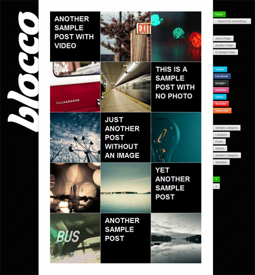 Blocco Responsive WordPress Theme