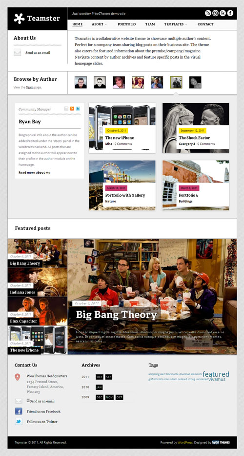 teamster-wordpress-theme Teamster Premium WordPress Theme