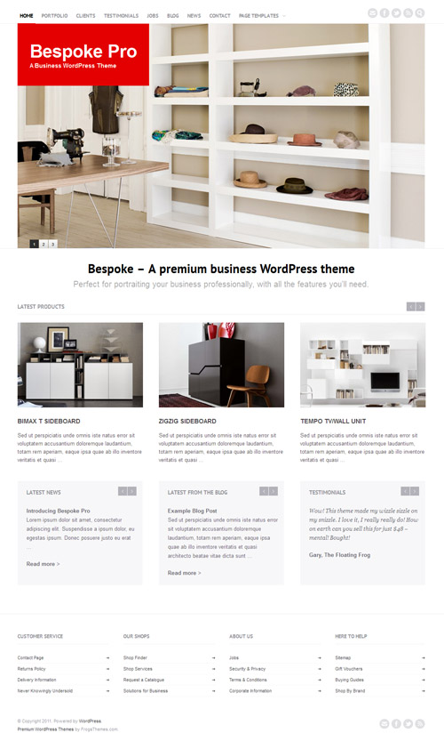 Bespoke Pro Business WordPress Theme