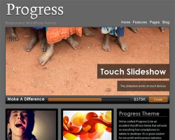 Progress A Responsive WordPress Theme