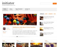 Initiator Responsive WordPress Theme