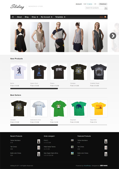 Sliding Premium WordPress Theme