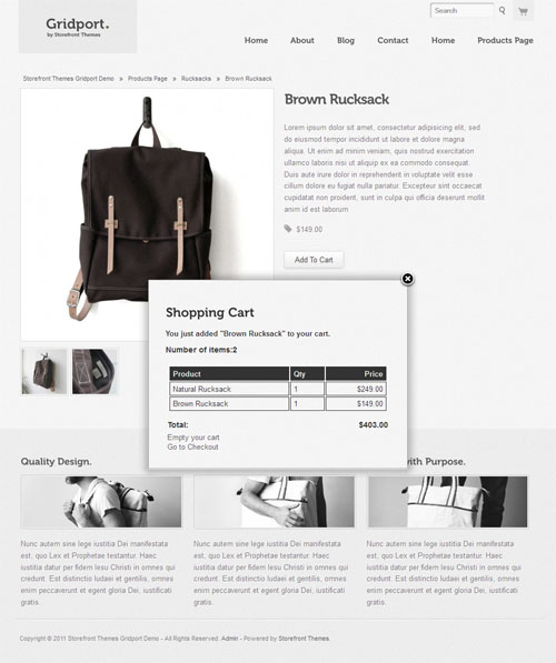 gridport-theme-2 ecommerce product page
