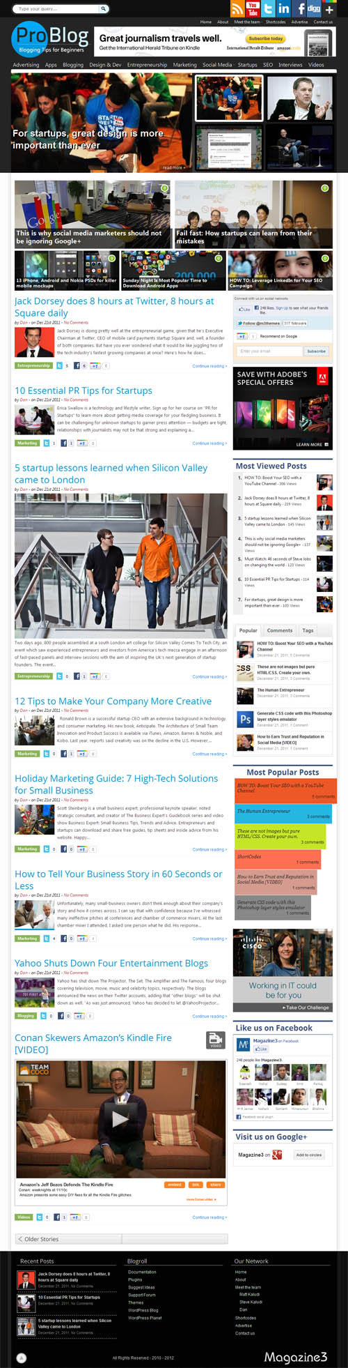 pro-blog-theme-magazine3 Pro Blog WordPress Theme