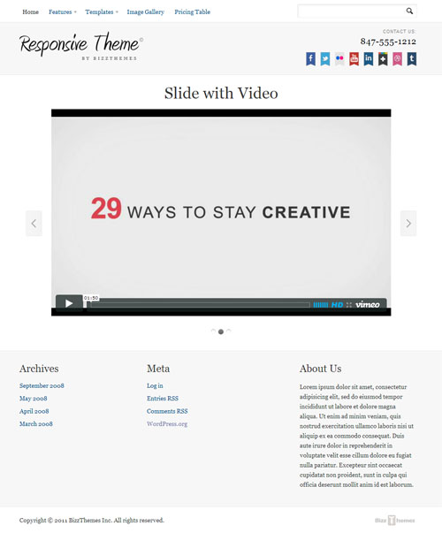 responsive-wordpress-theme-bizzthemes Responsive Premium WordPress Theme