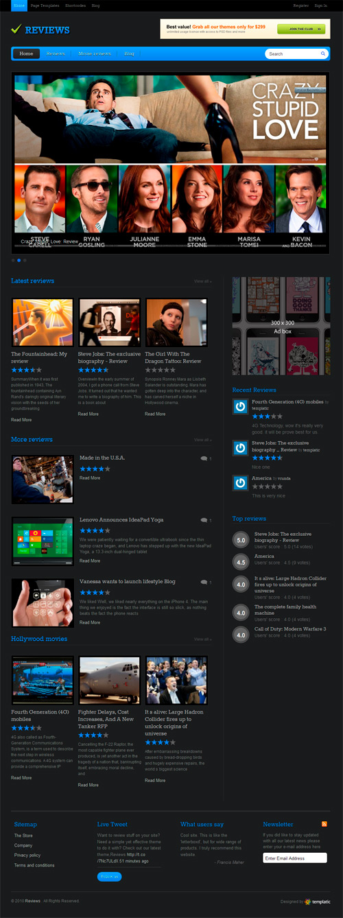 Review WordPress Theme