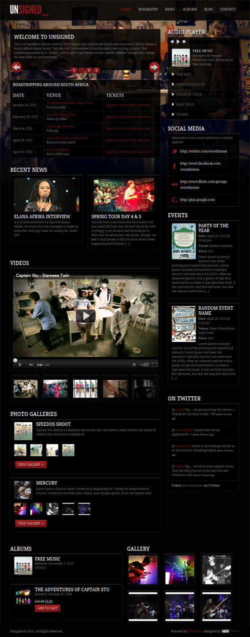 unsigned-wordpress-theme Unsigned Premium Music WordPress Theme