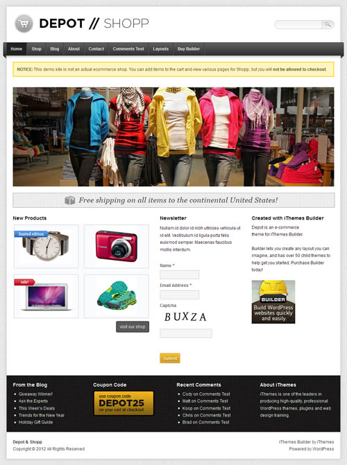 depot ecommerce wordpress theme