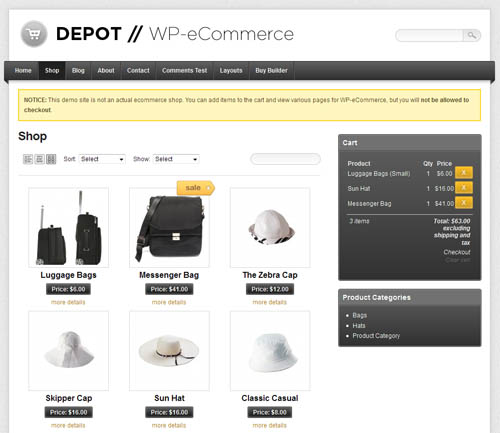 Depot Ecommerce WordPress Theme