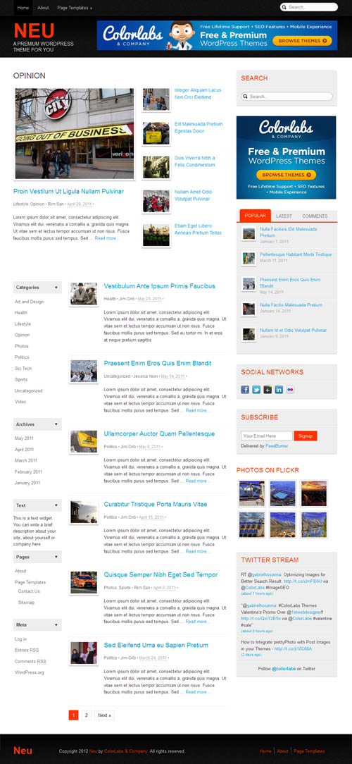 neu-wordpress-theme Neu Responsive Magazine WordPress Theme