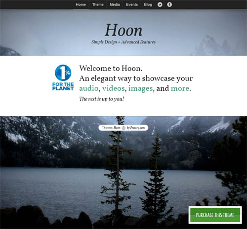 hoon wordpress theme