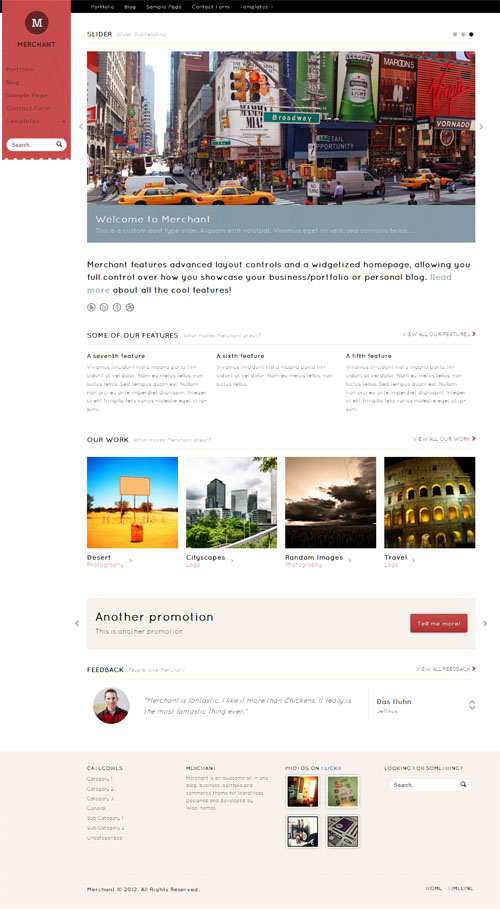 Merchant Premium WordPress Theme