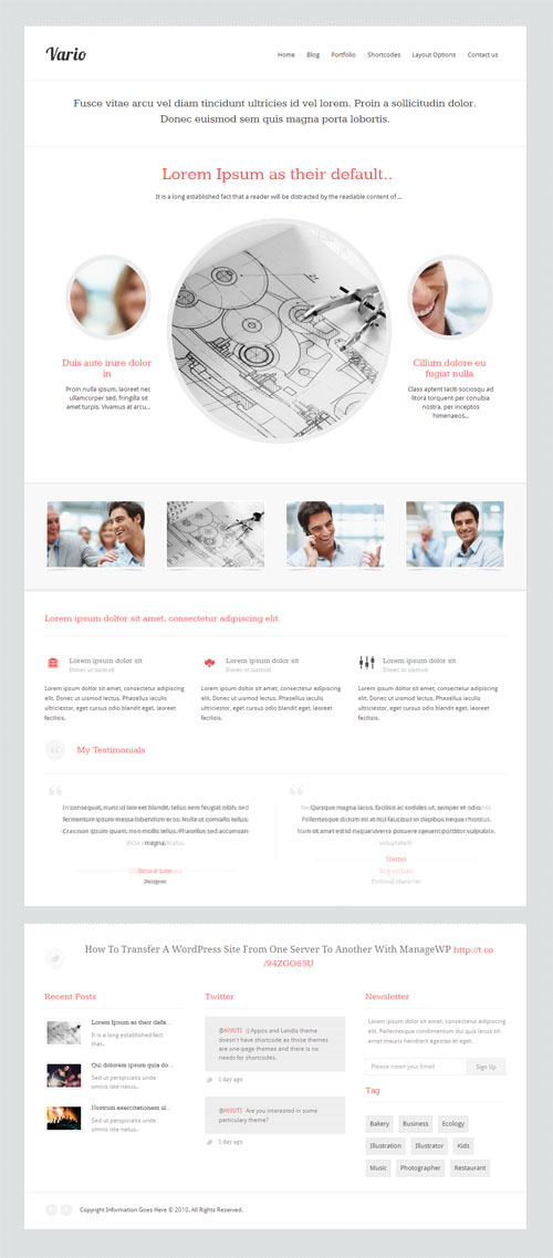 Vario Business WordPress Theme