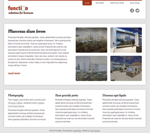 Function Business WordPress Theme