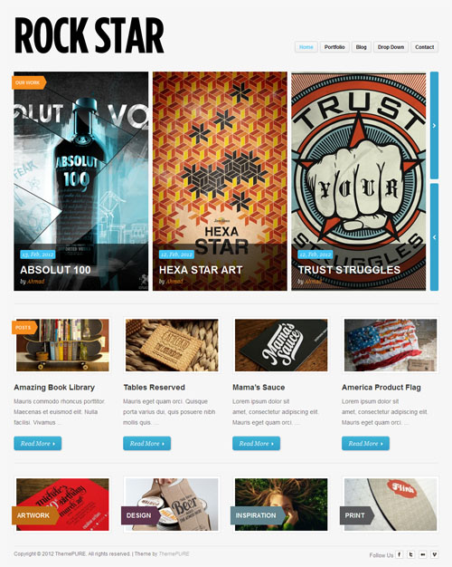 Rock Star Premium WordPress Theme