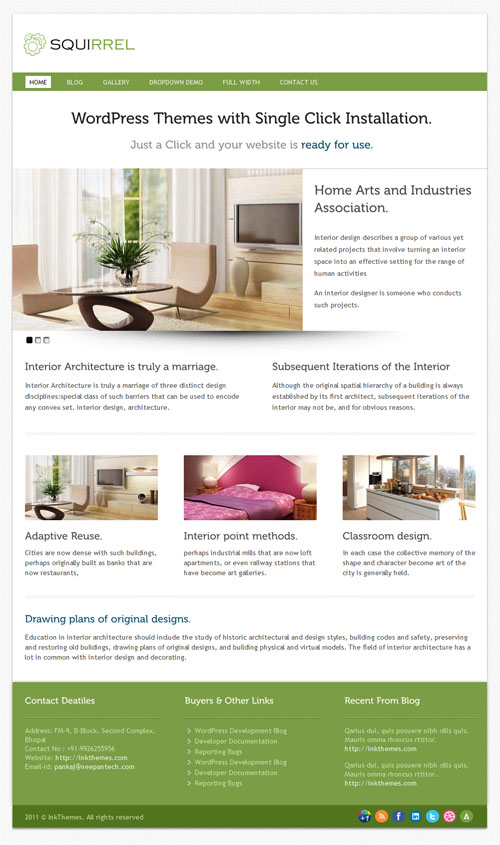 squirrel-wordpress-theme Multipurpose Premium WordPress Theme