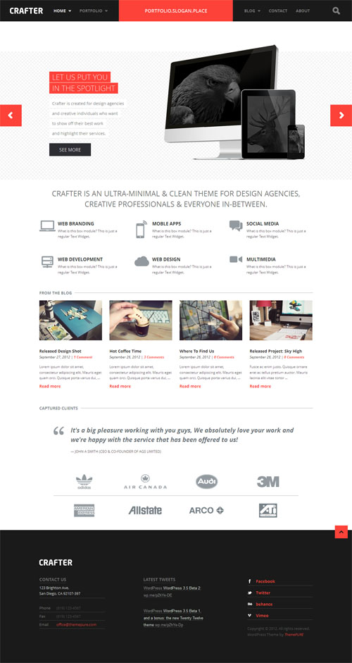 Crafter WordPress Theme