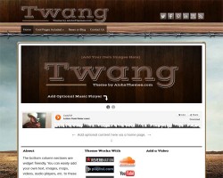 Twang Music WordPress Theme