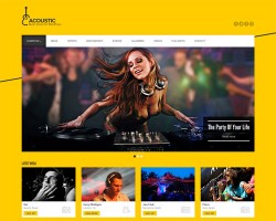 Acoustic Music WordPress Theme