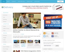 Delivery Blog Magazine WordPress Theme