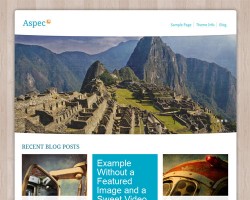 Aspec Responsive WordPress Theme