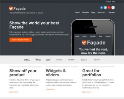 facade wordpress theme