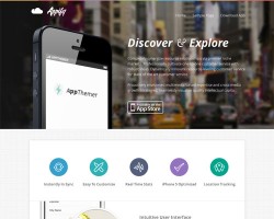 iPhone / Android App WordPress Theme