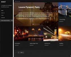 Photo Blog WordPress Theme - Boast
