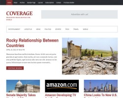 Coverage News and Magazine WordPress Theme