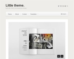 Simple Little Responsive Premium WordPress Theme